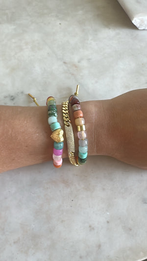 Gemstone Cord Bracelets