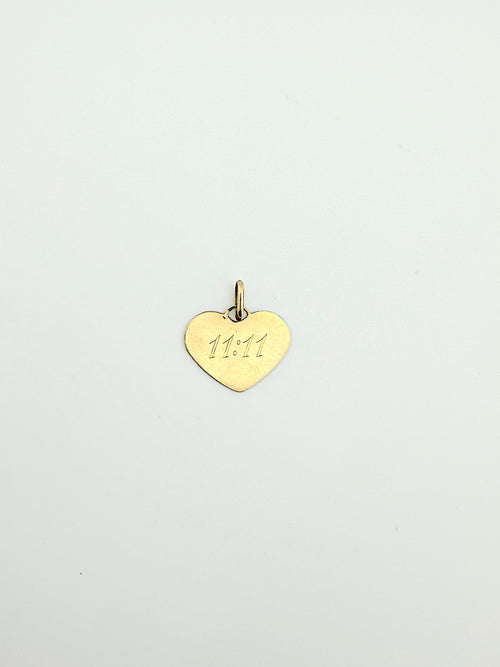 14k Angel Number Talisman Charm