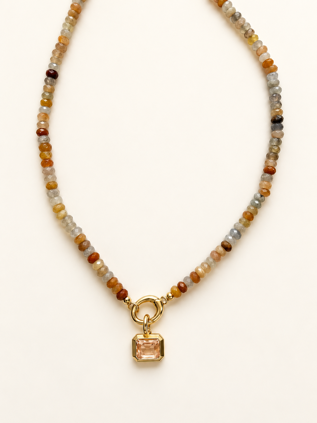 Peach Cashmere Necklace