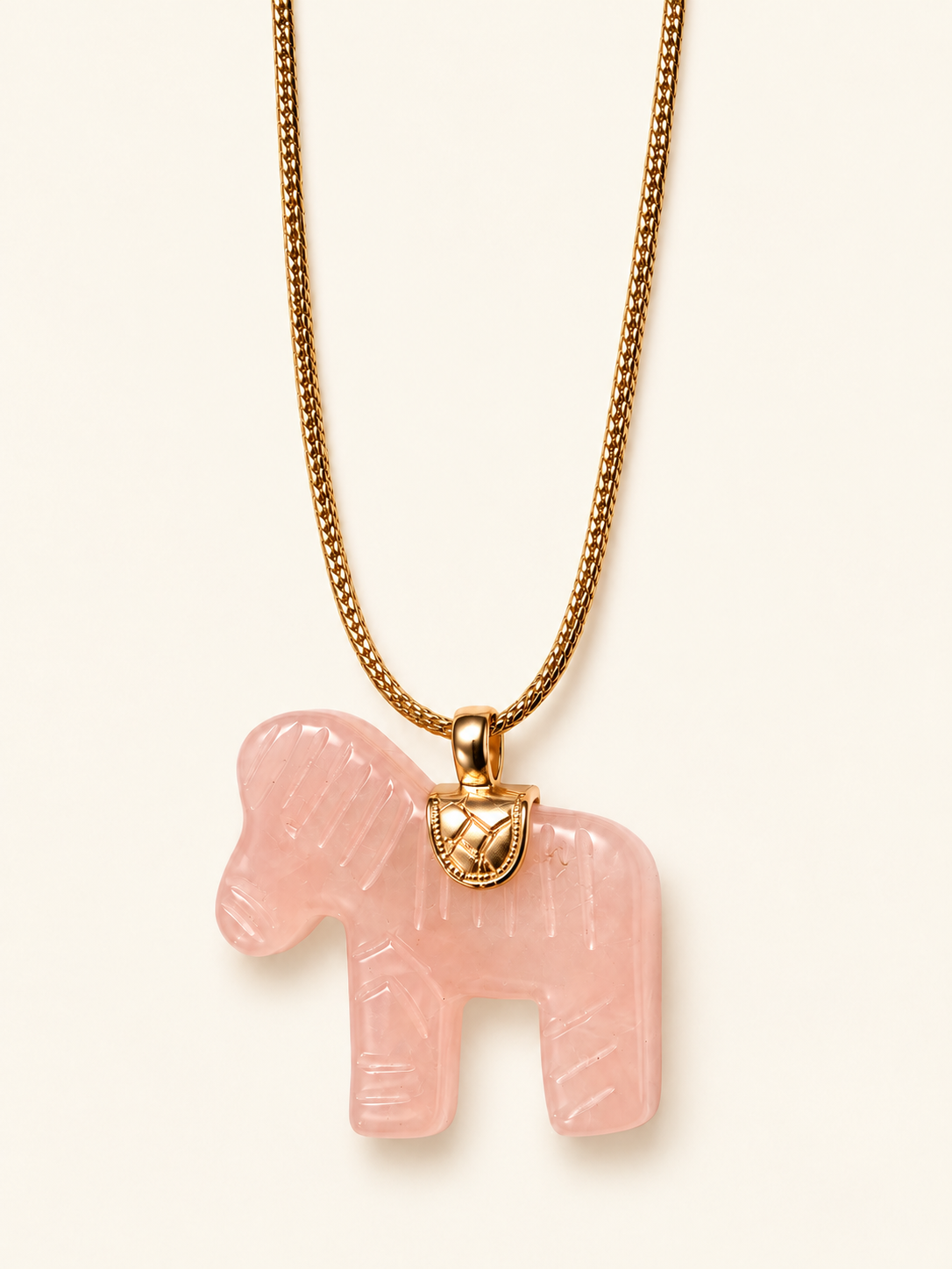 Gemstone Donkey Necklace!