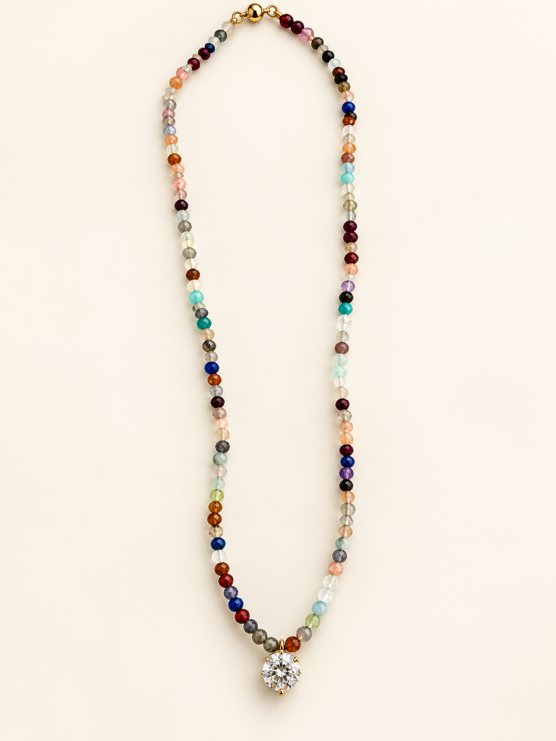 Mini Multi Gem Necklace