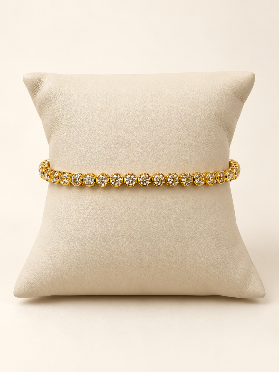 Bezel Set Tennis Bracelet