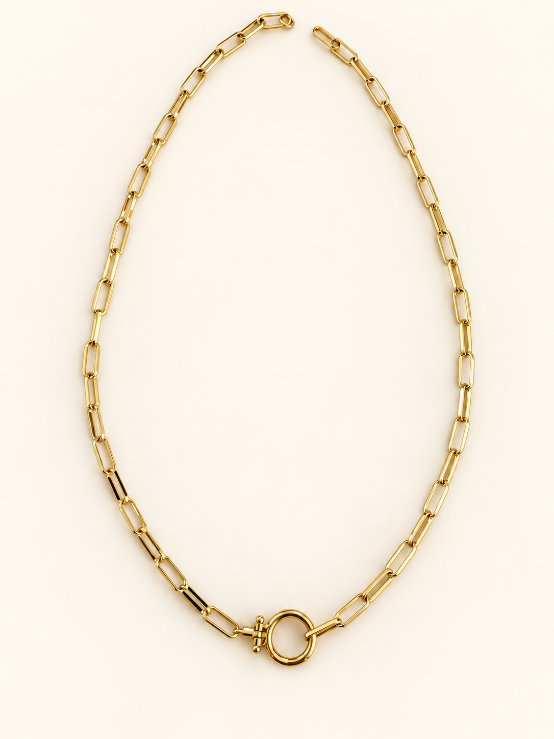 Paperclip Charm Necklace