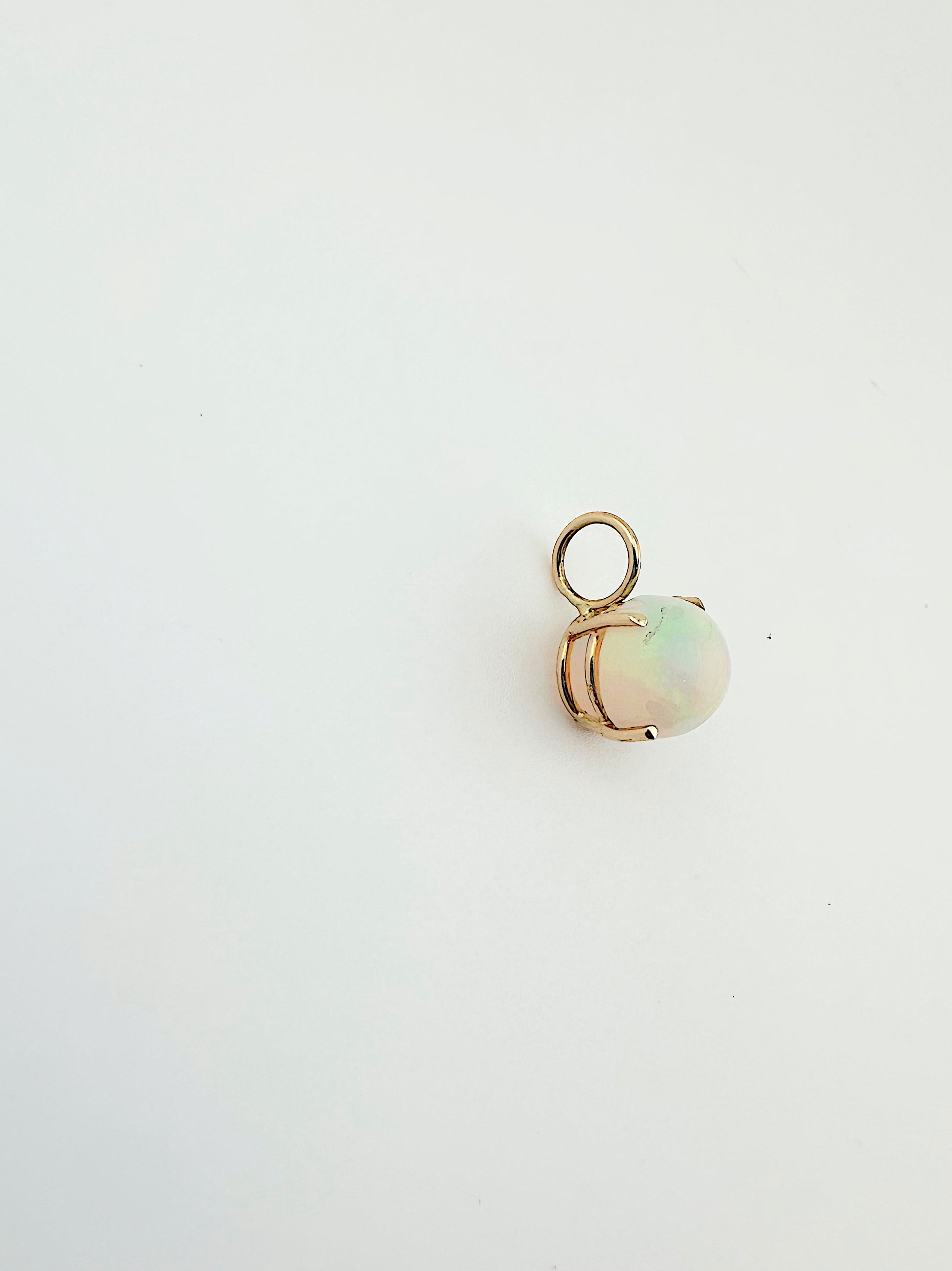 14k Ethiopian Opal Charm