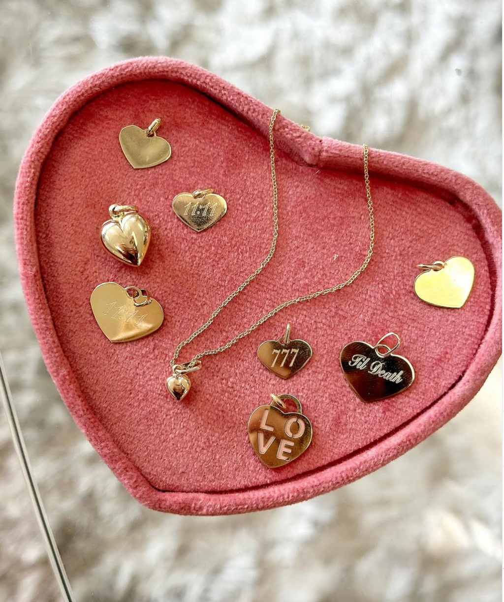 'Til Death Charm 14k