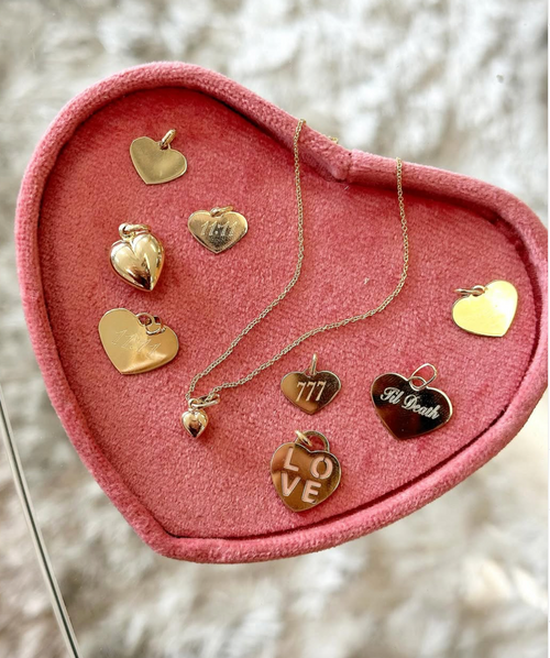 'Til Death Charm 14k