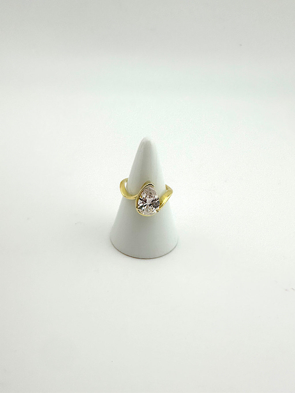 Avant Garde Teardrop Ring