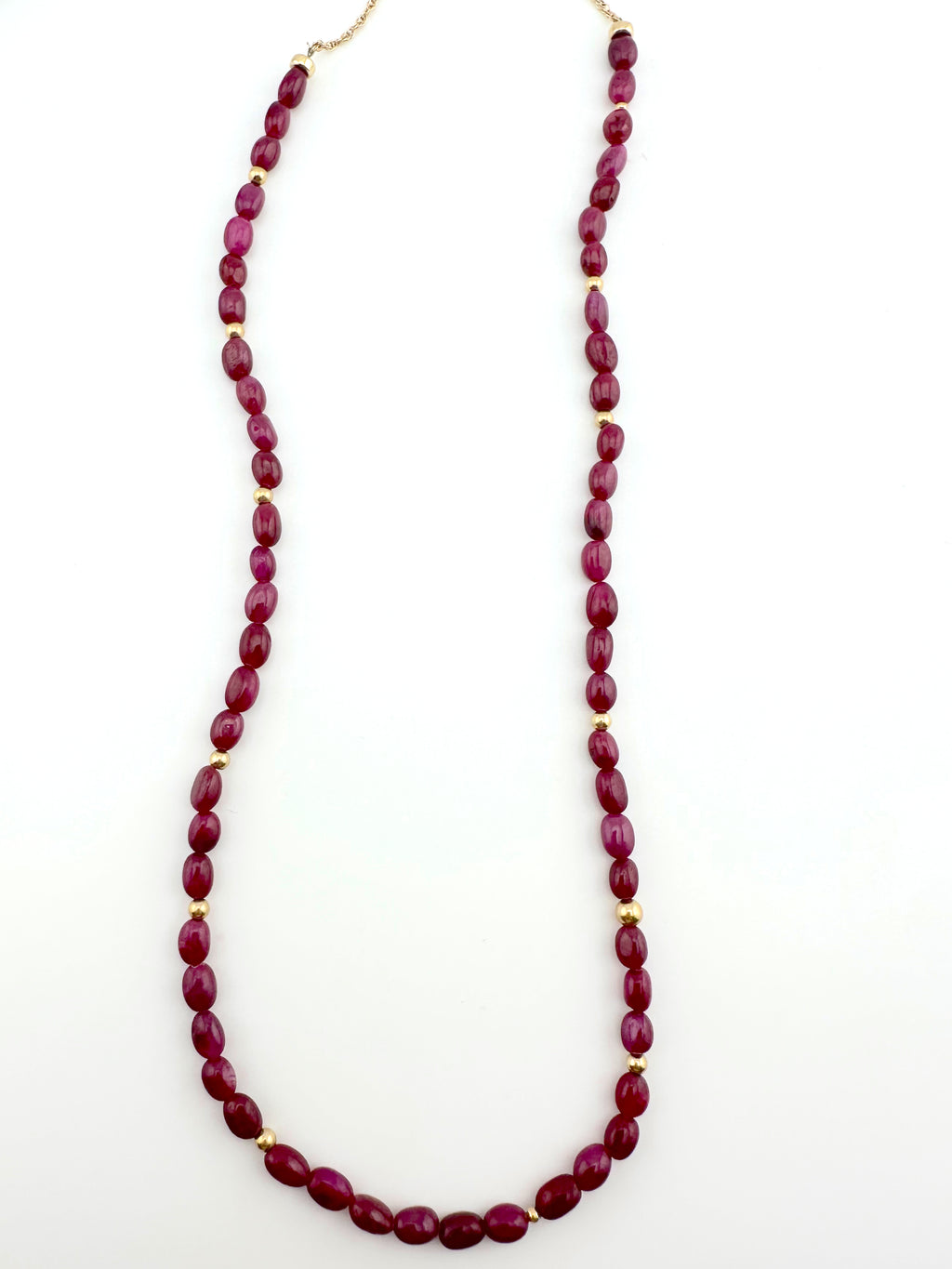 Ruby Nugget Necklace