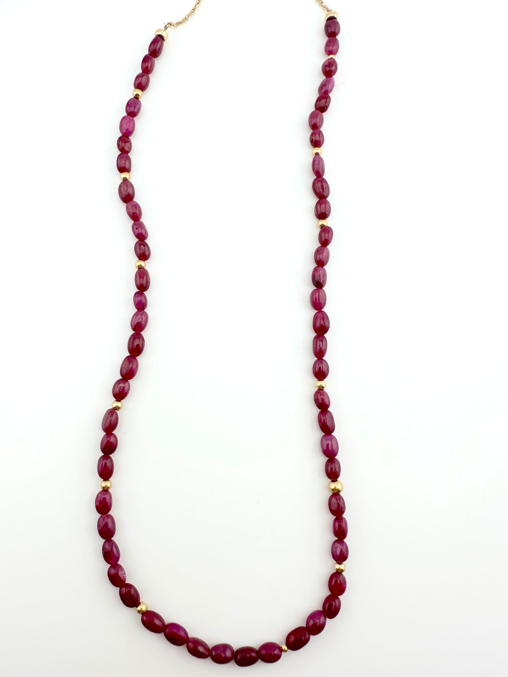 Ruby Nugget Necklace