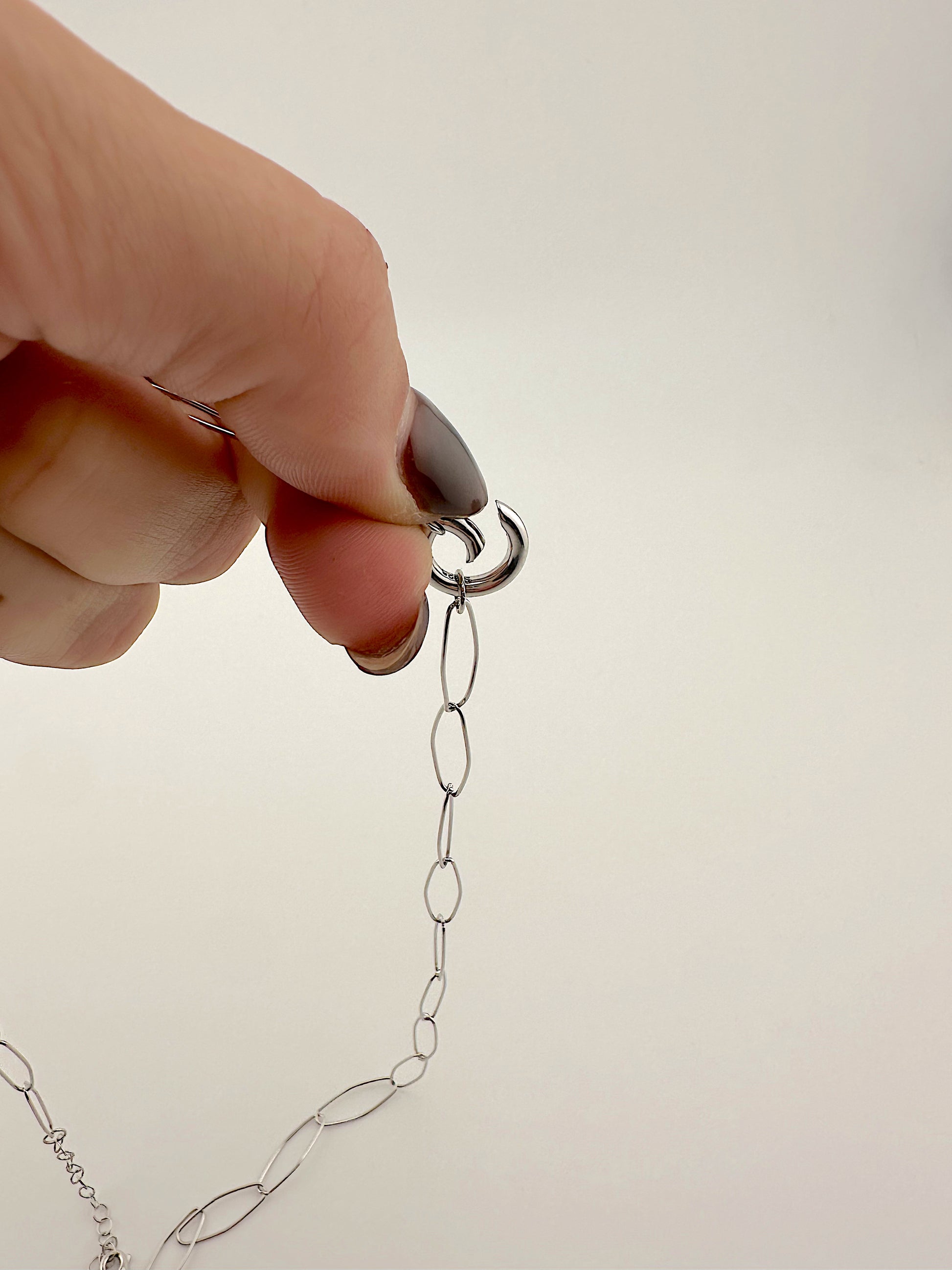 Paperclip Charm Enhancer Necklace
