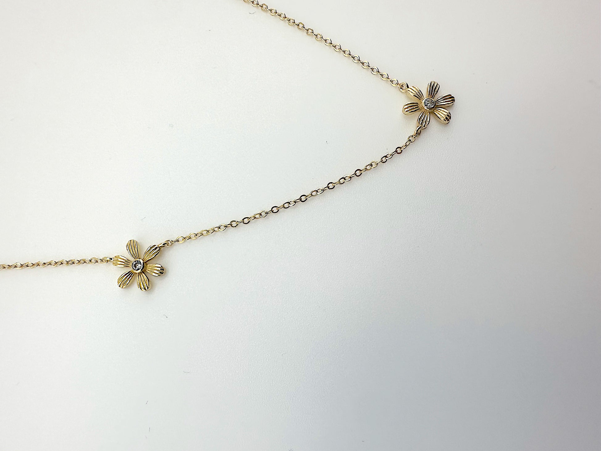 Trifecta Flower Necklace