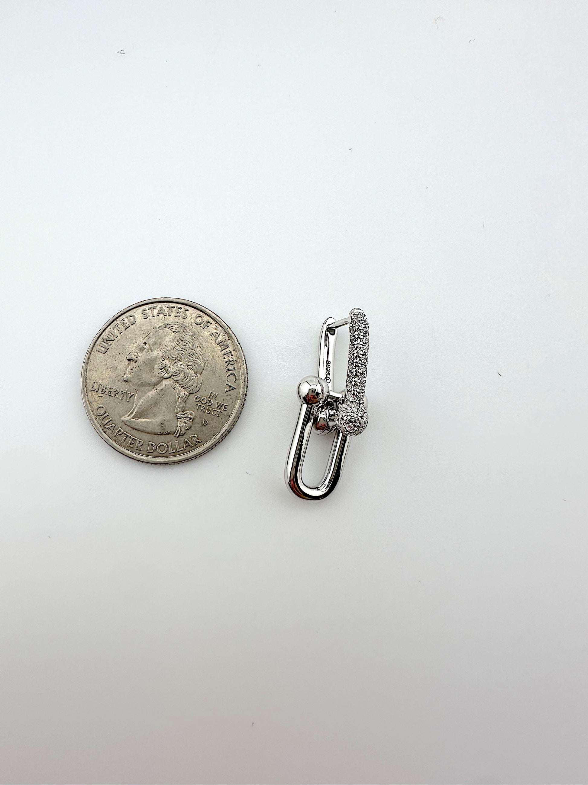 Silver Hardware Earrings