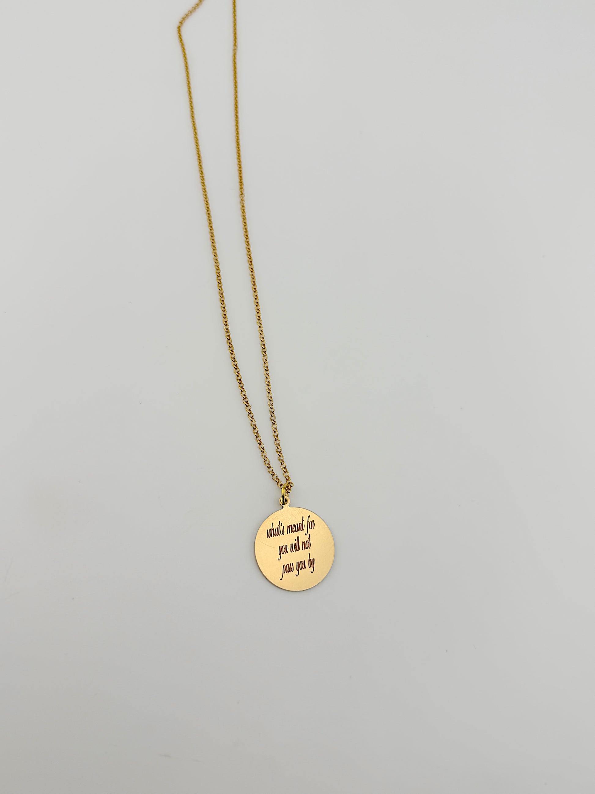 *NEW* Gold Filled Disk Charm - Love Letter Collection
