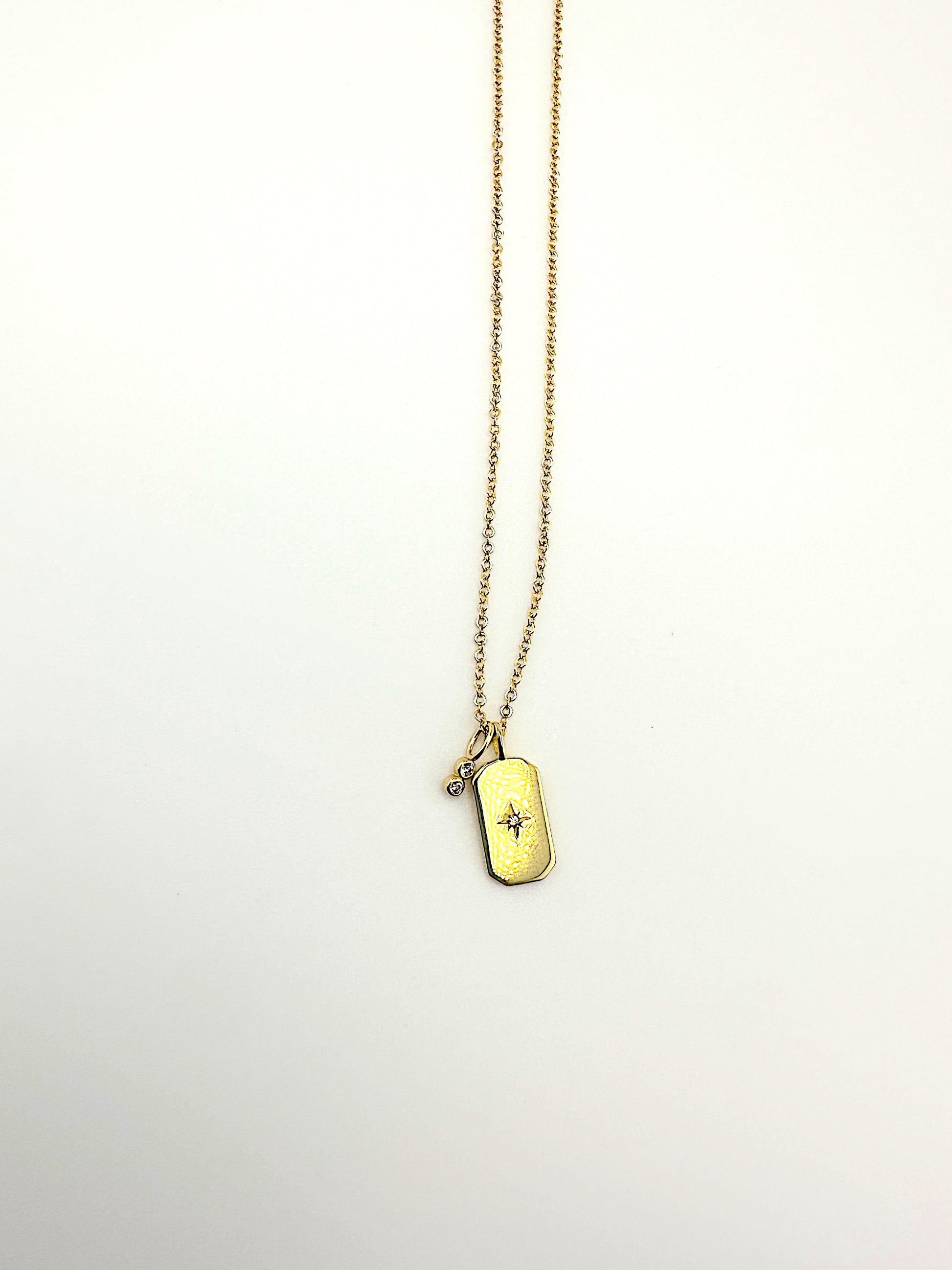 Refined Dog Tag Necklace