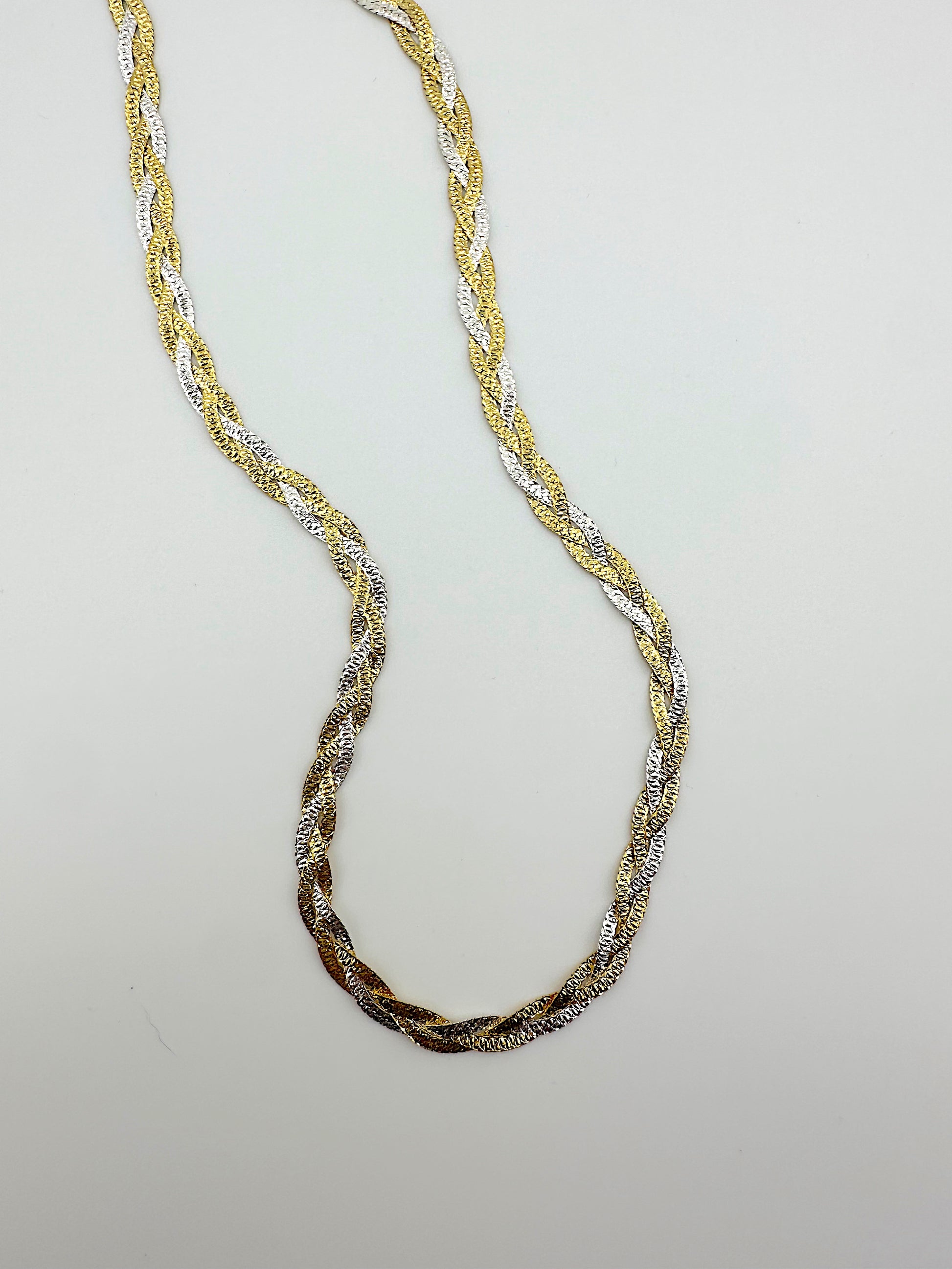 Two Tone Braided Snake Chain