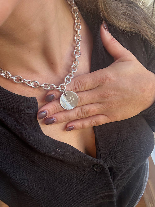 11:11 Sterling Necklace