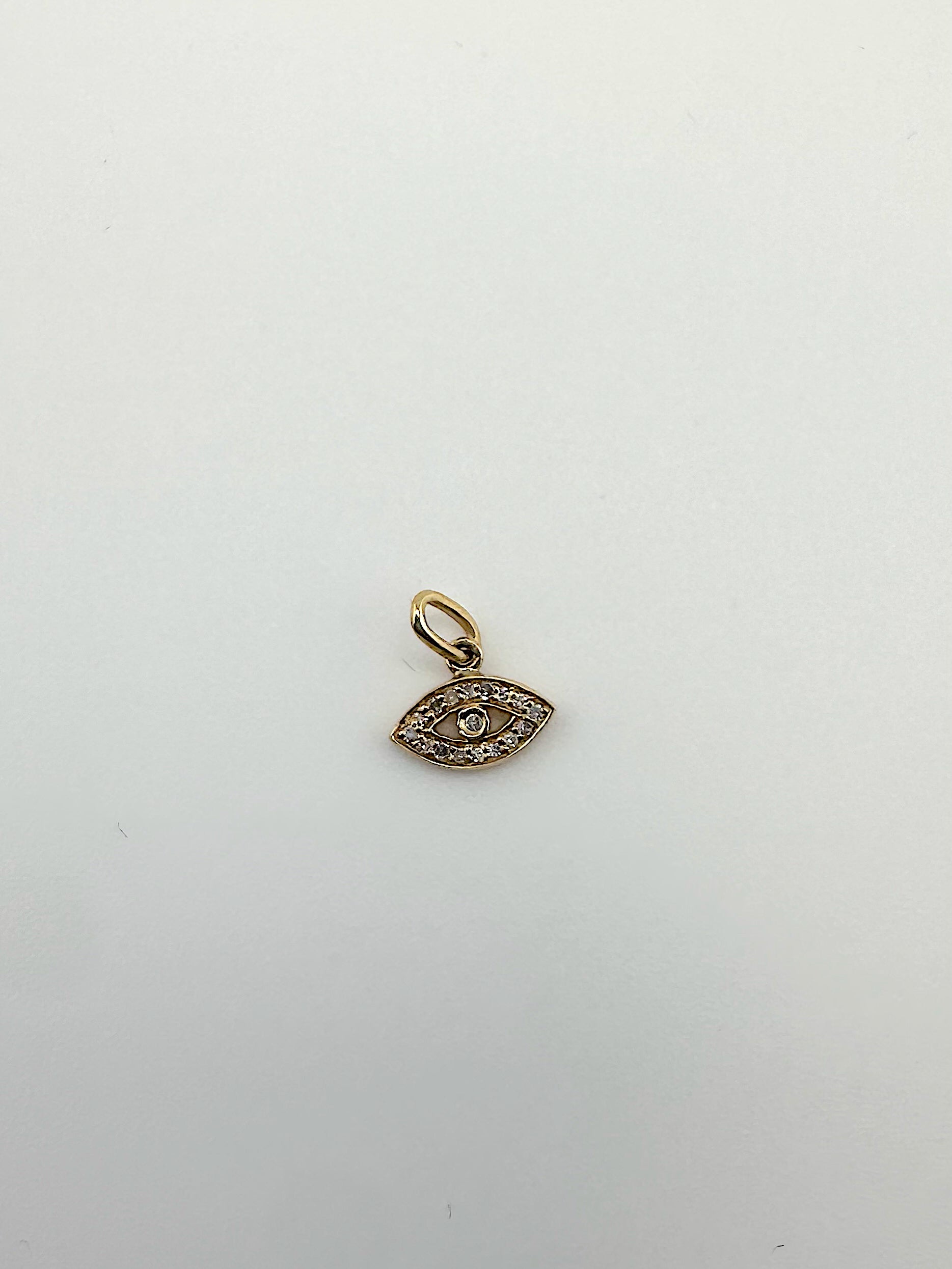 Diamond Evil Eye Charm