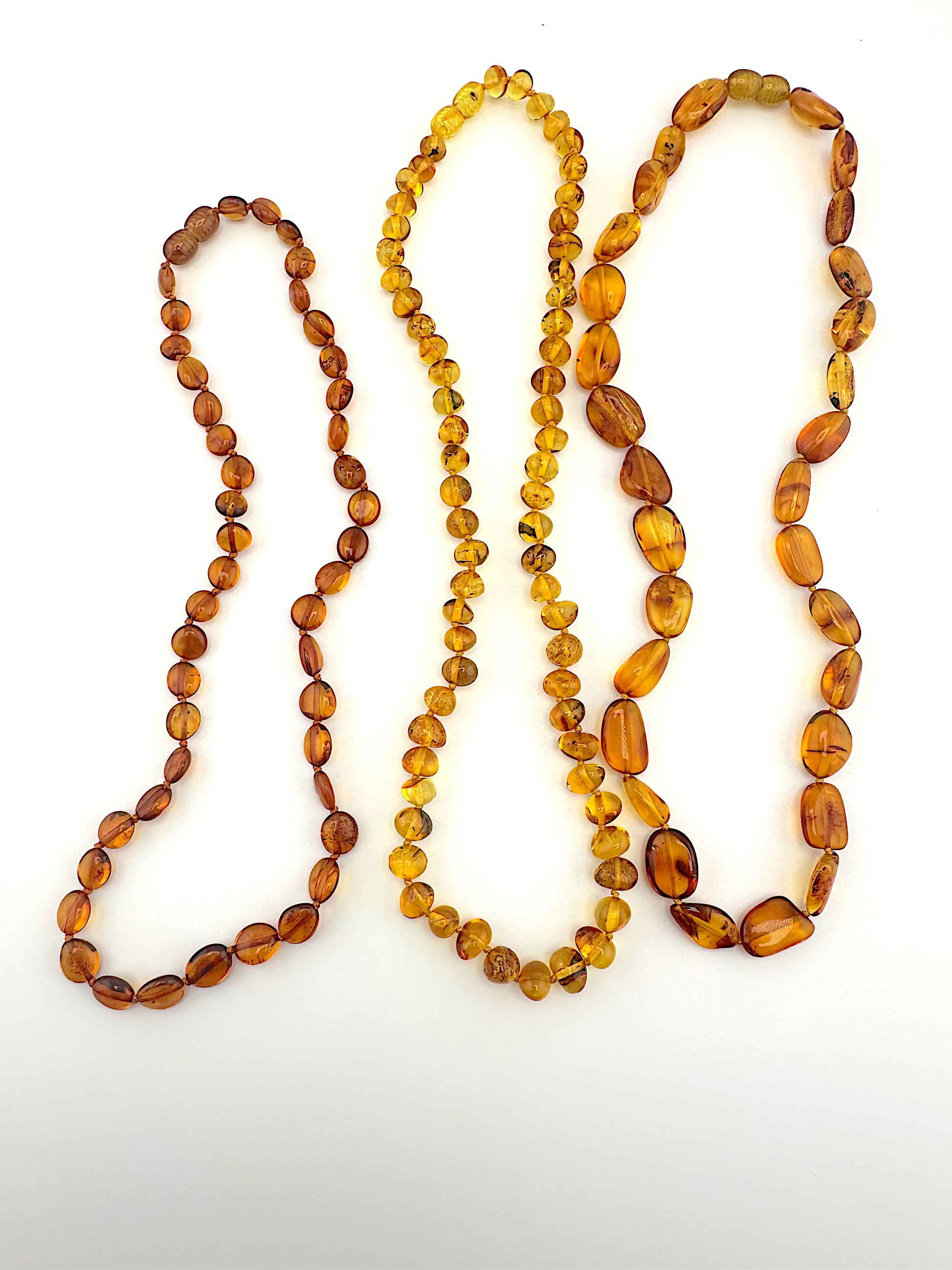 Golden Hour Amber Necklaces