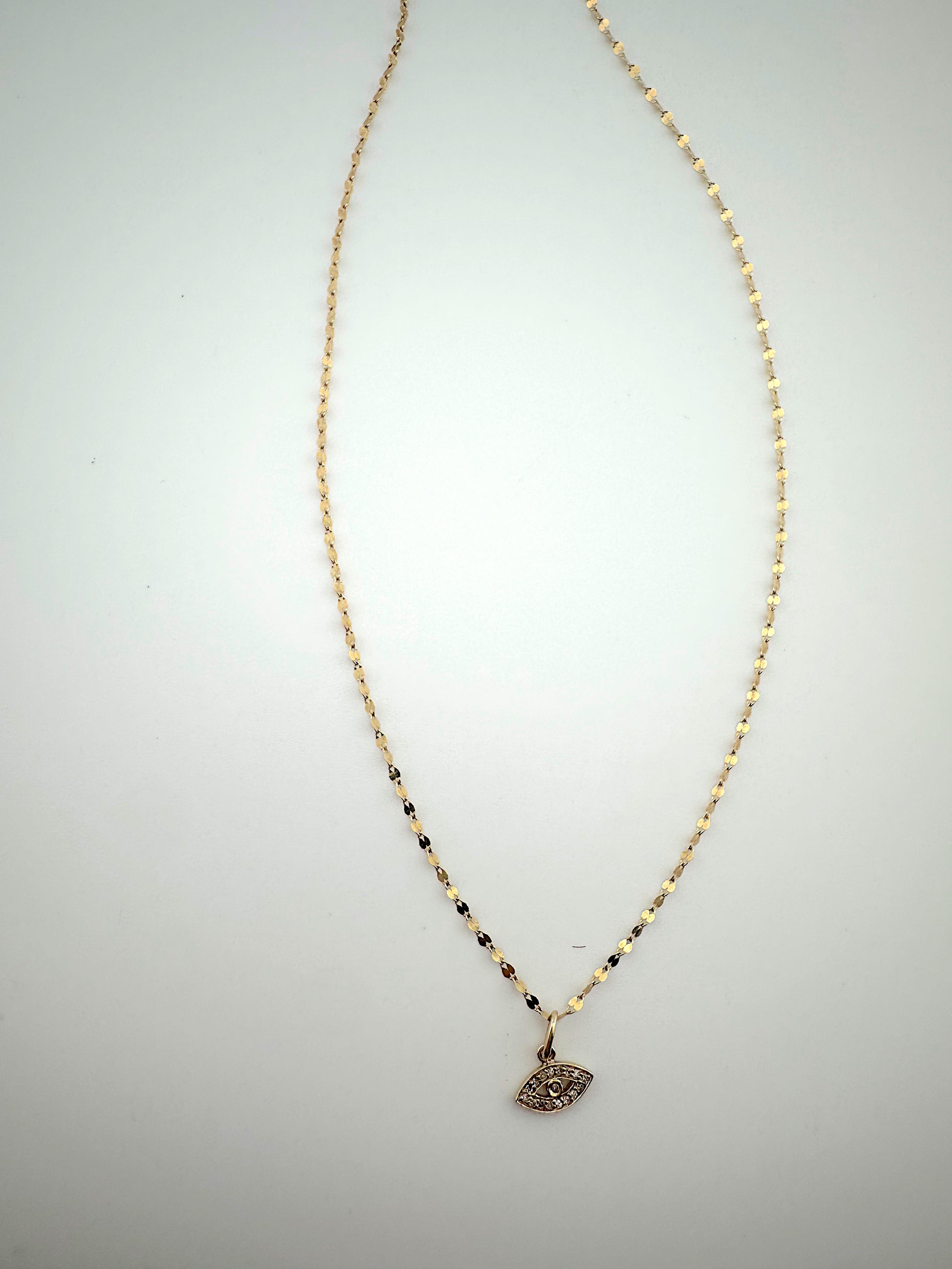 Diamond Evil Eye Necklace