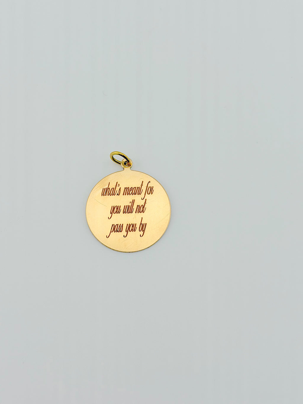 *NEW* Gold Filled Disk Charm - Love Letter Collection