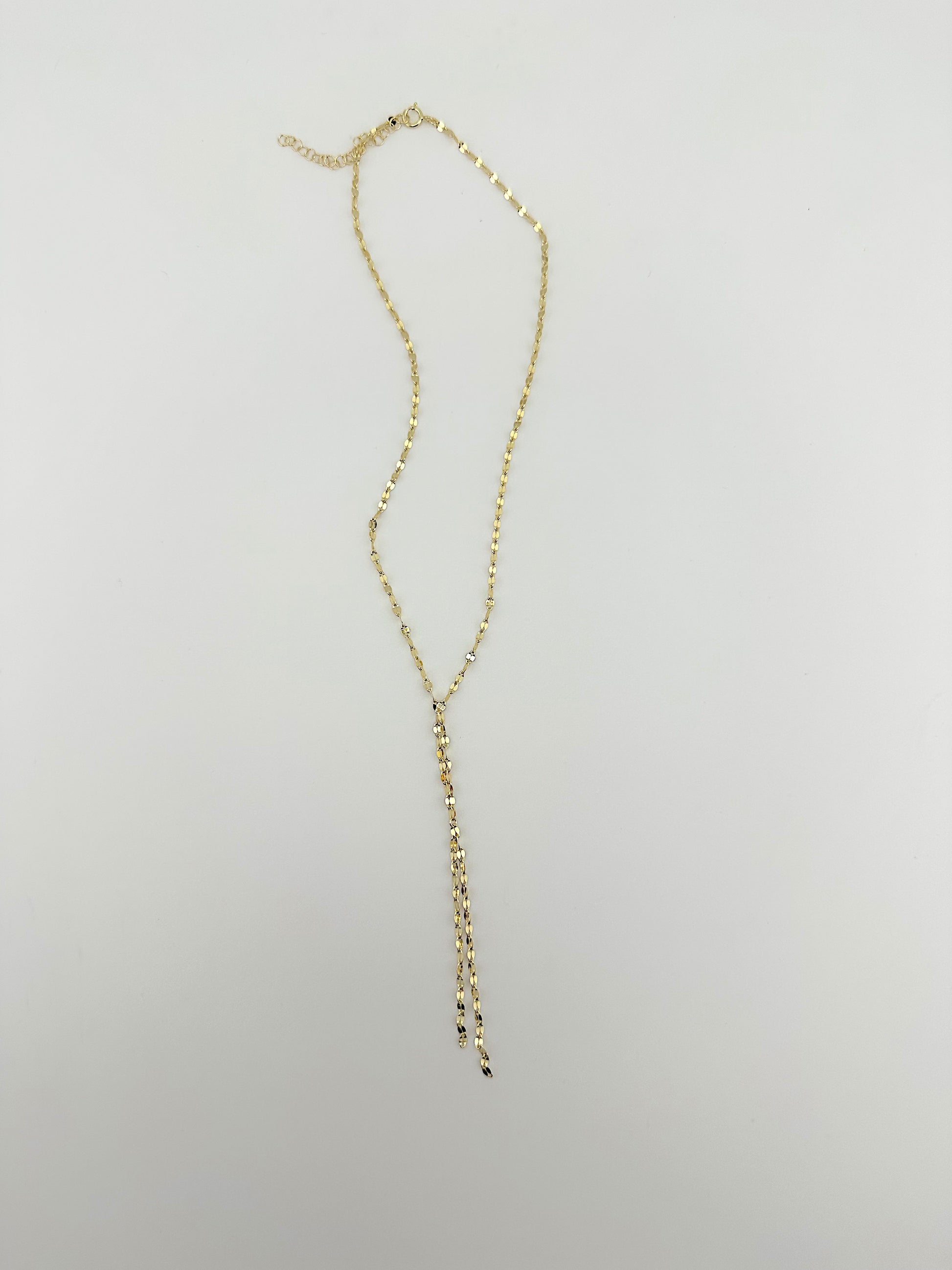 Golden Tassel Lariat