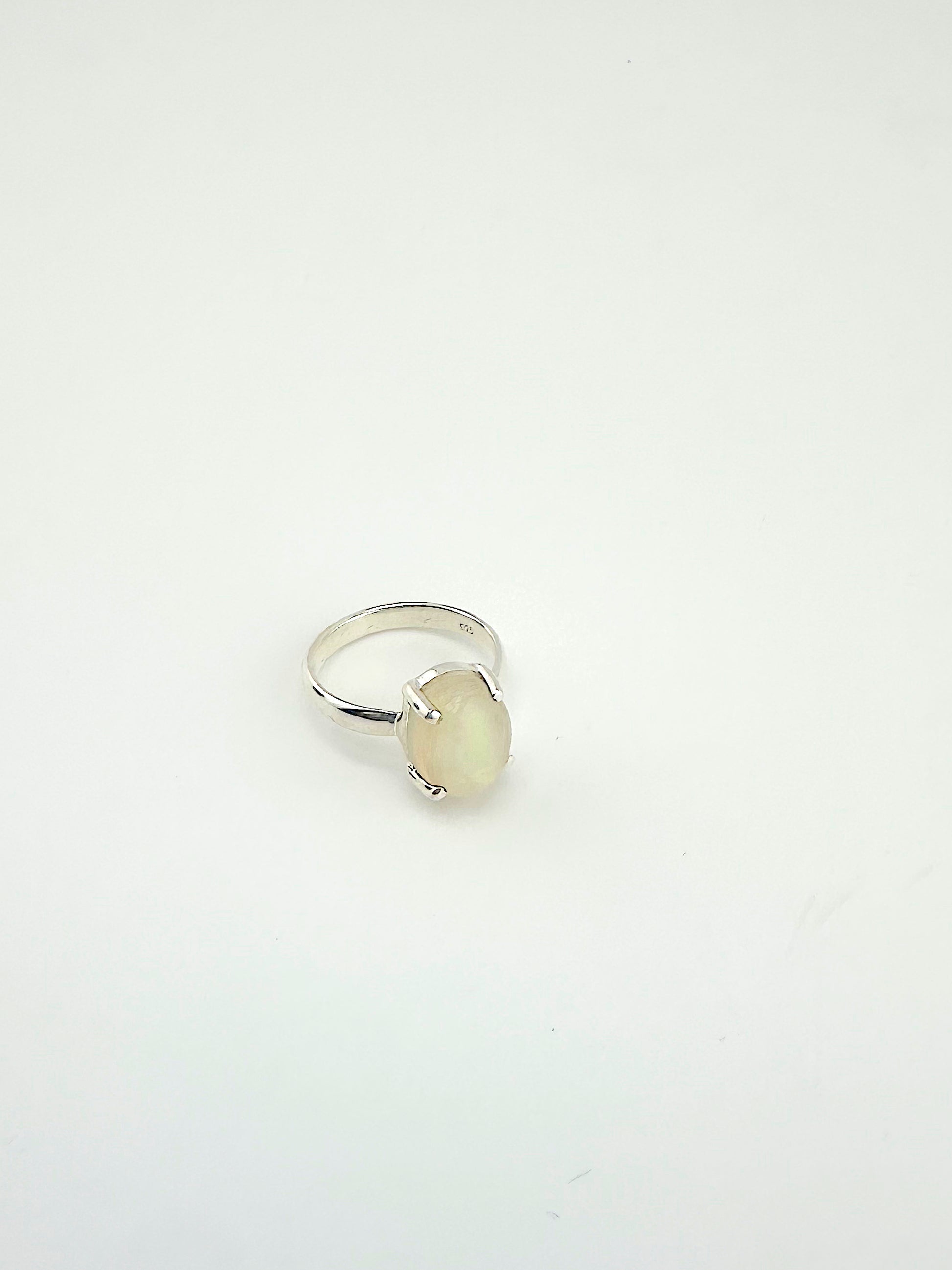 Sterling and Opal Ring