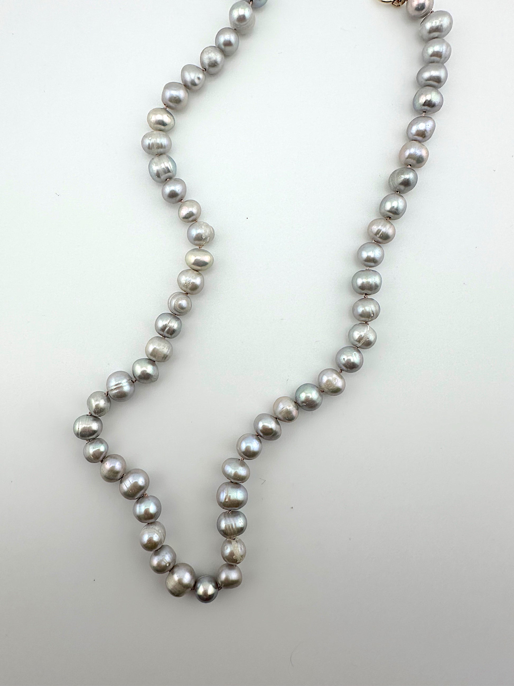 Grey Pearl Necklace