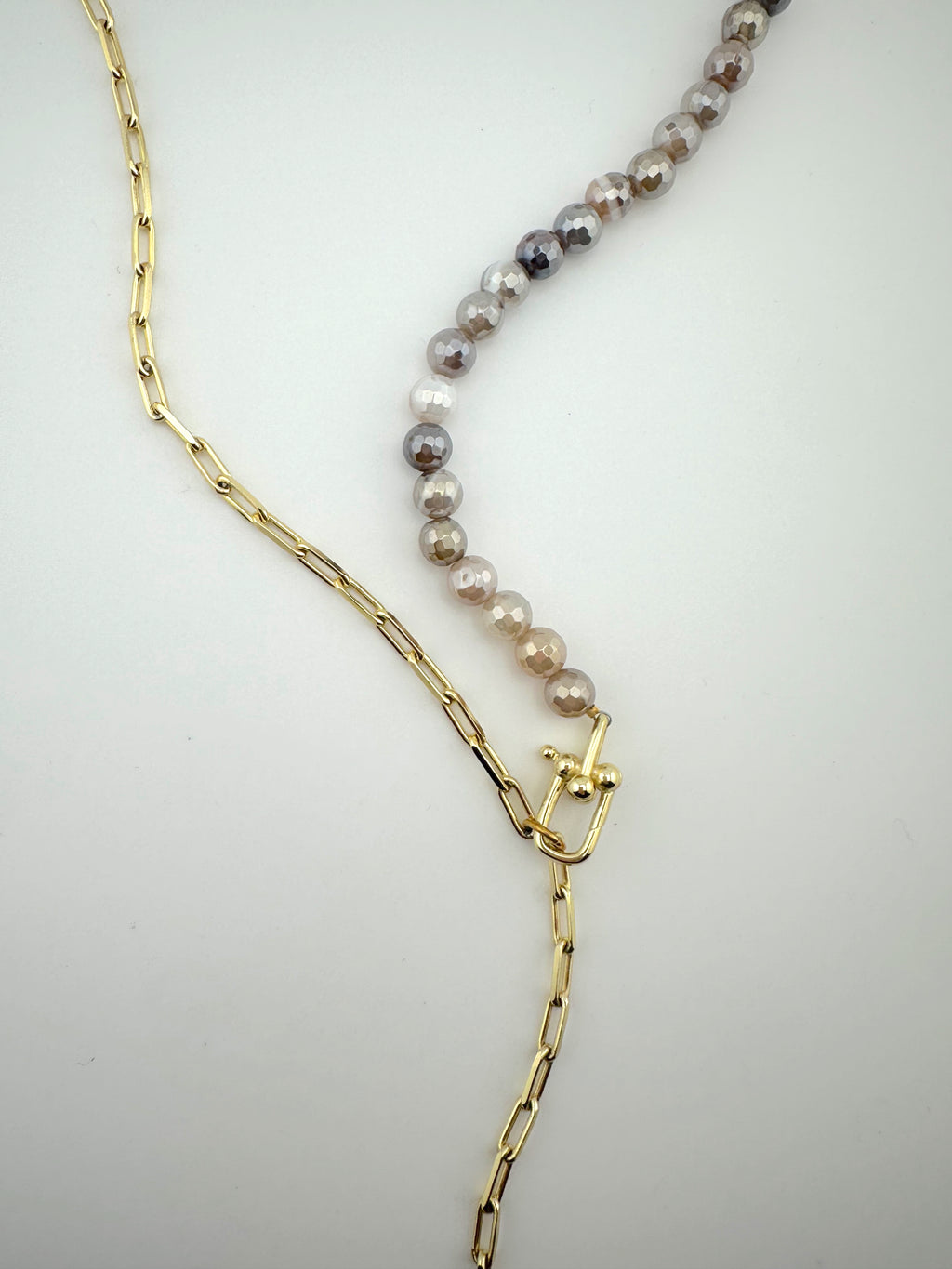 Mystic Agate Lariat