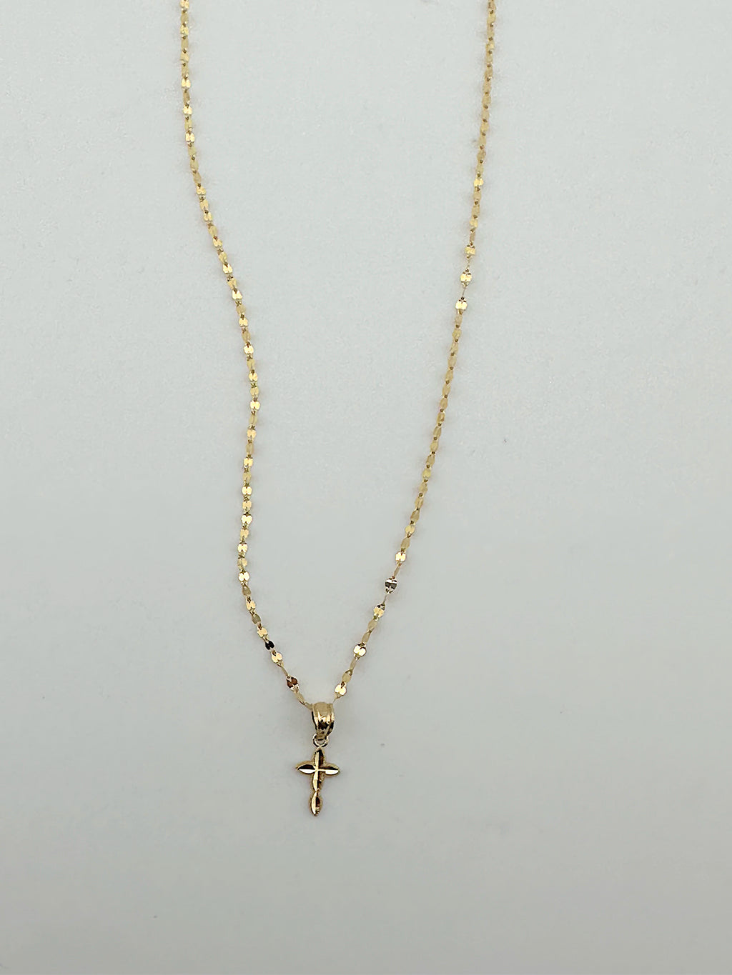 14k Cross Necklace