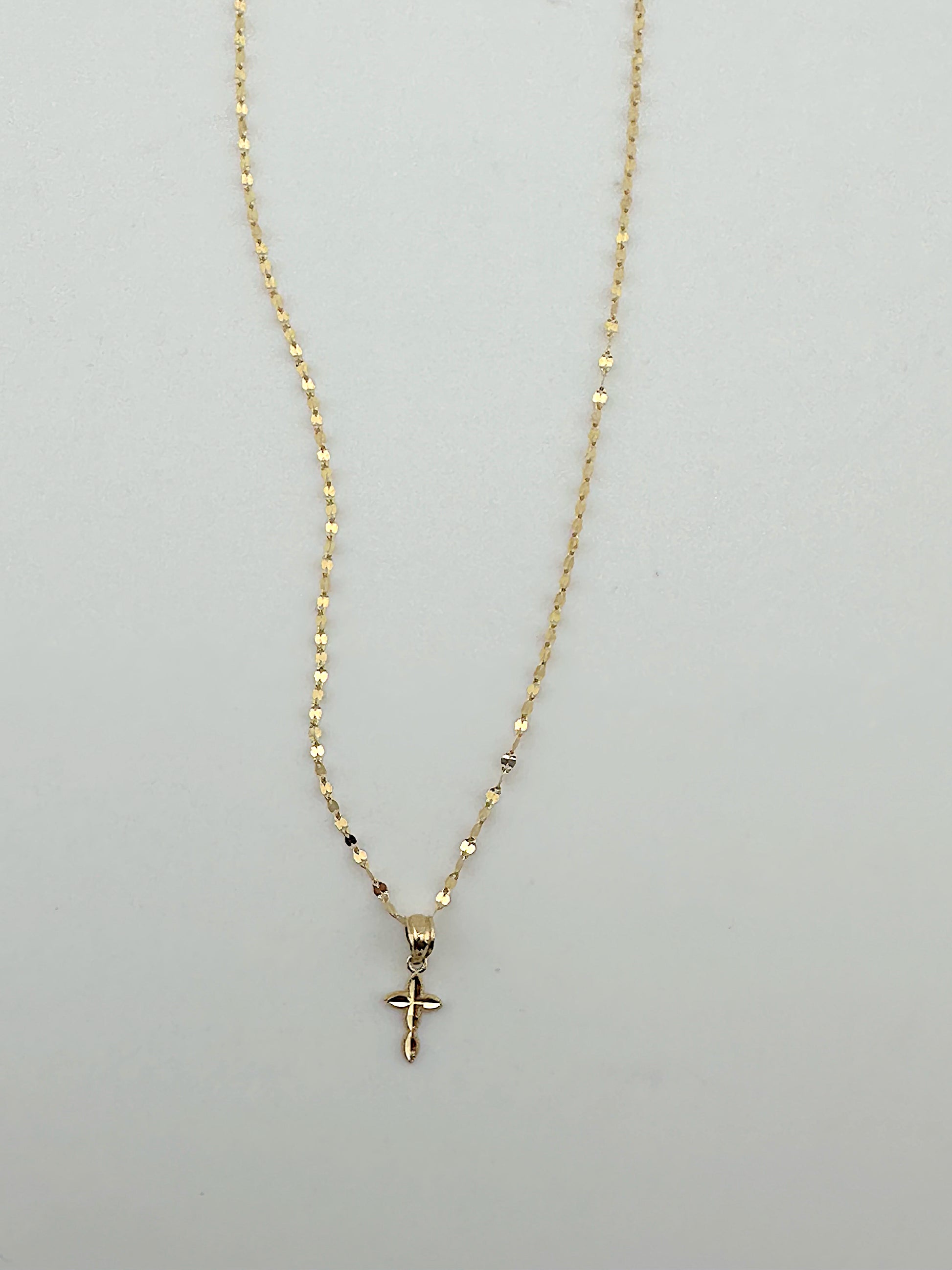 14k Cross Necklace