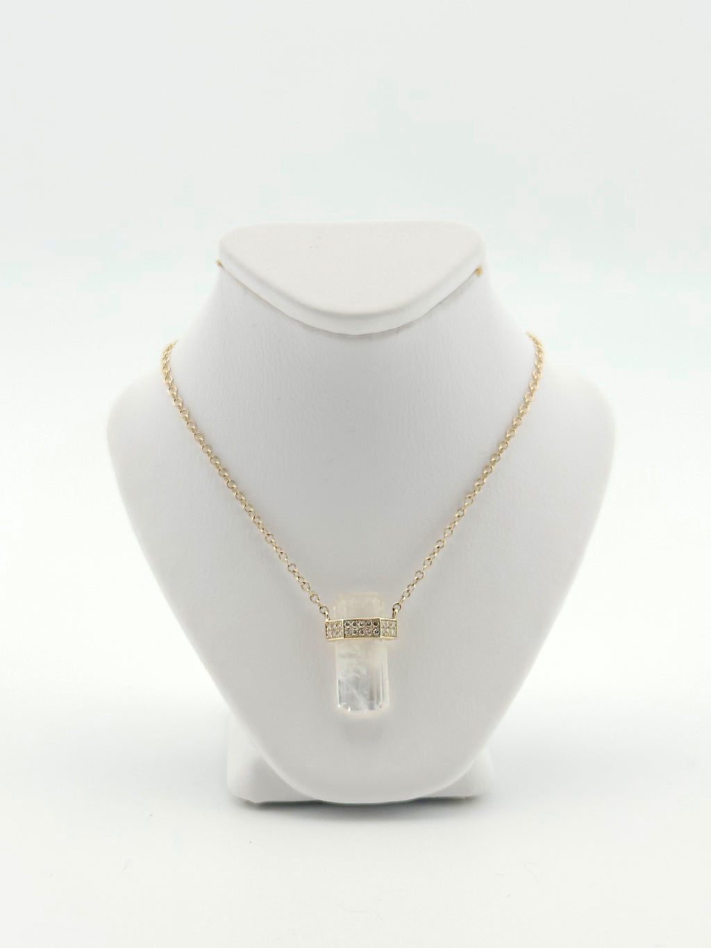Moonstone and Diamond Amulet