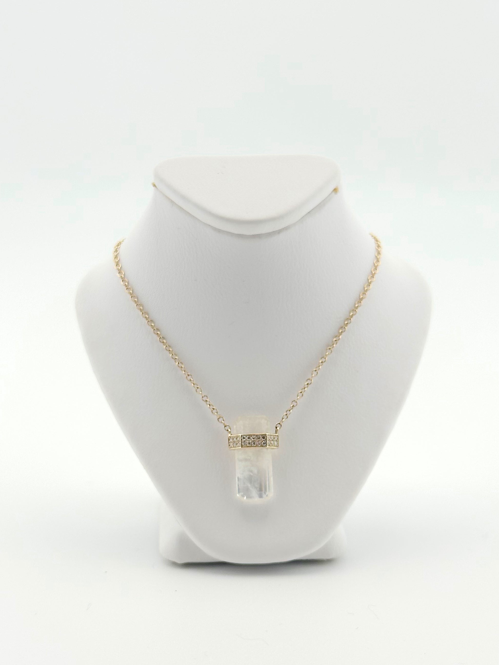 Moonstone and Diamond Amulet