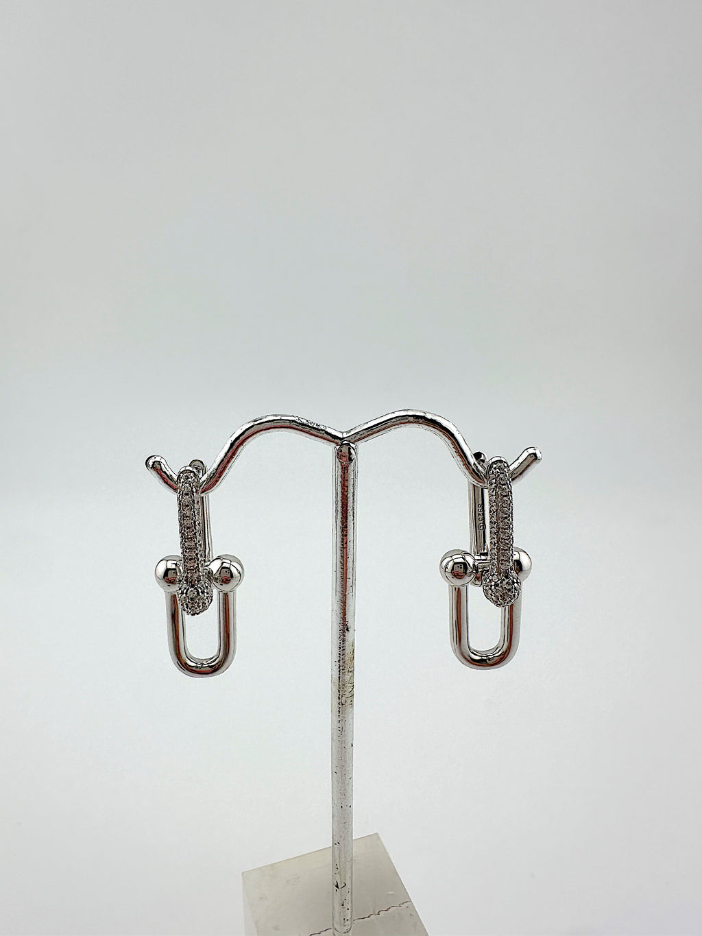 Silver Hardware Earrings