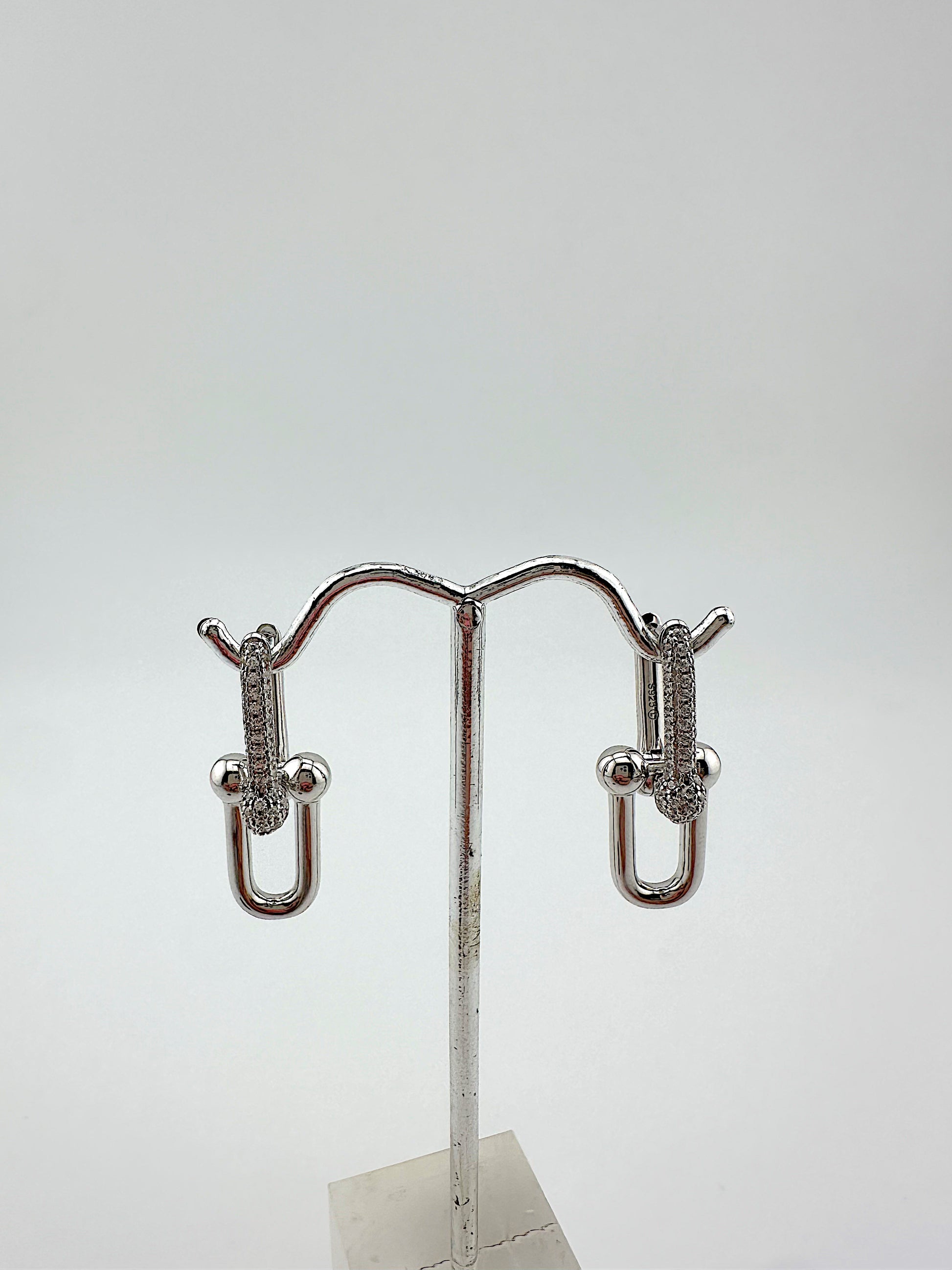 Silver Hardware Earrings