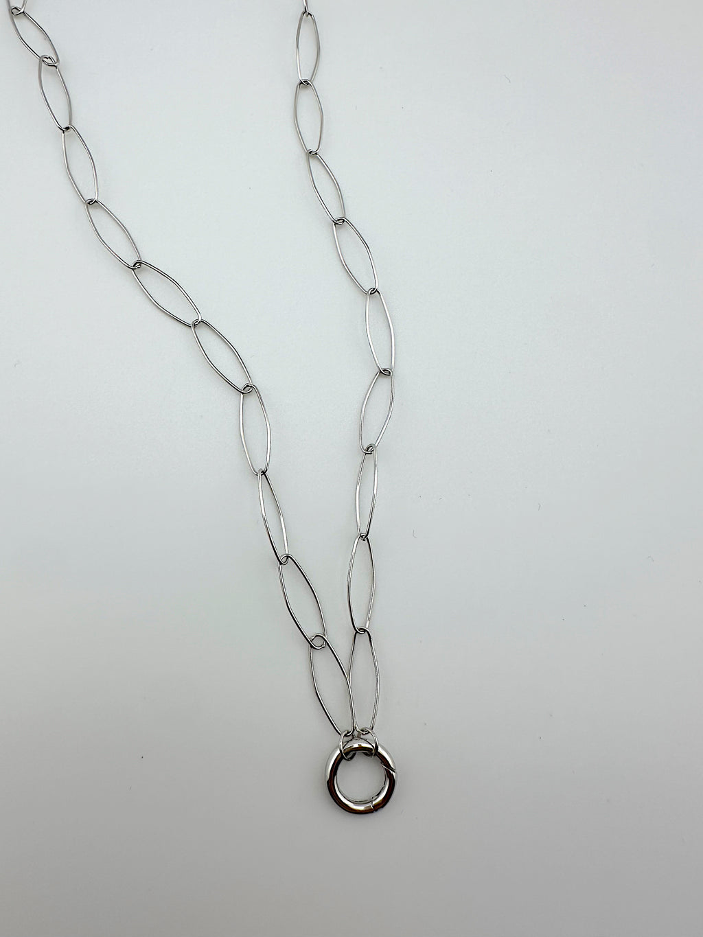 Paperclip Charm Enhancer Necklace