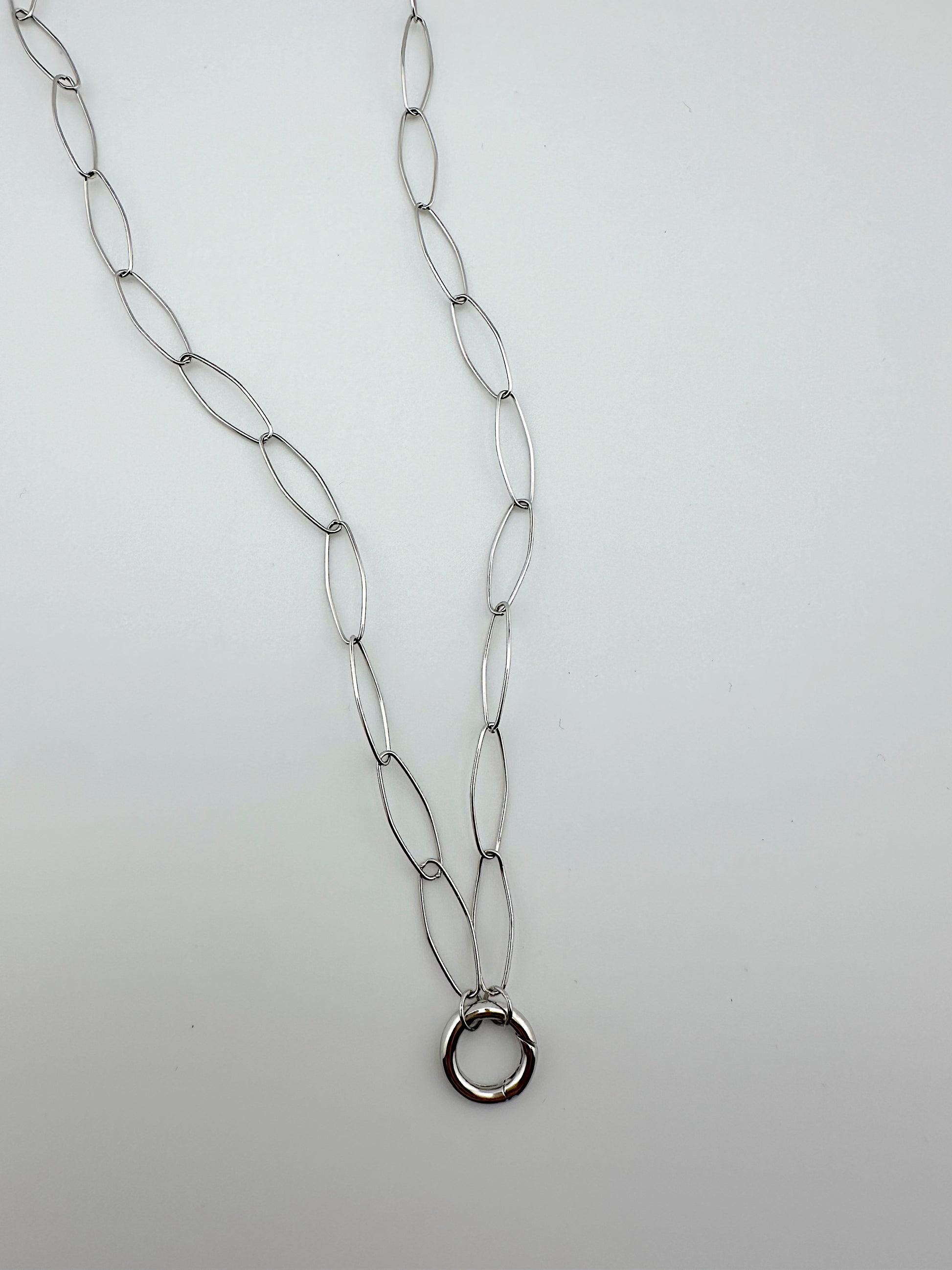 Paperclip Charm Enhancer Necklace