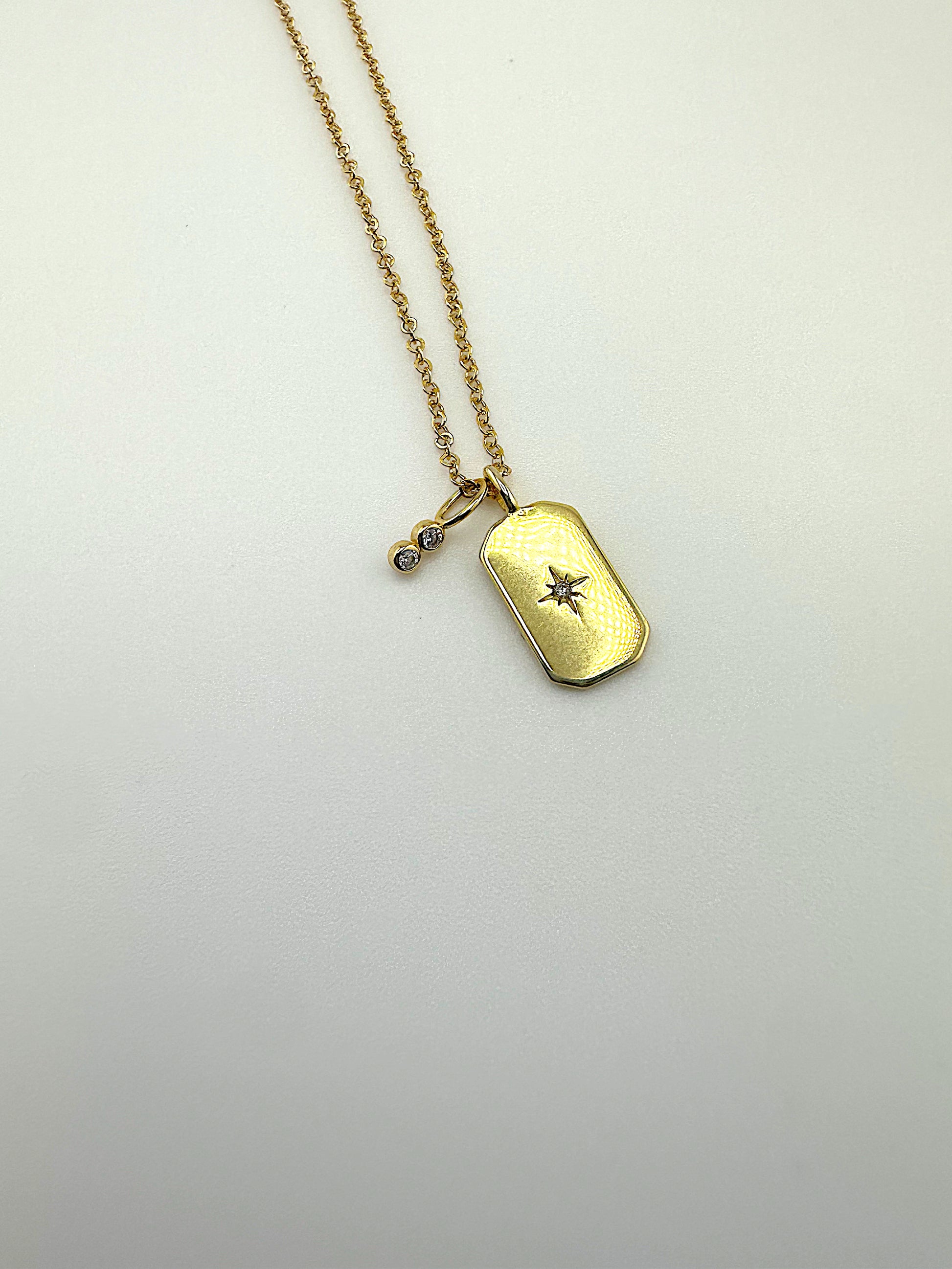 Refined Dog Tag Necklace