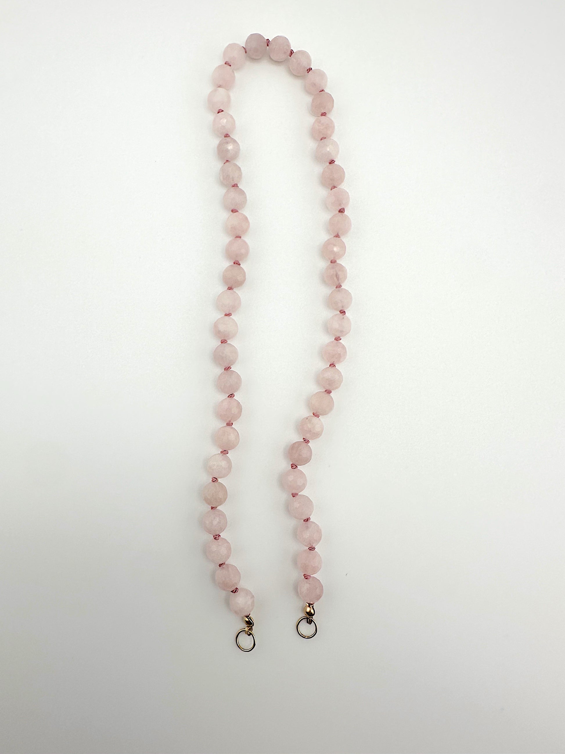 Madagascan Rose Quartz Strand