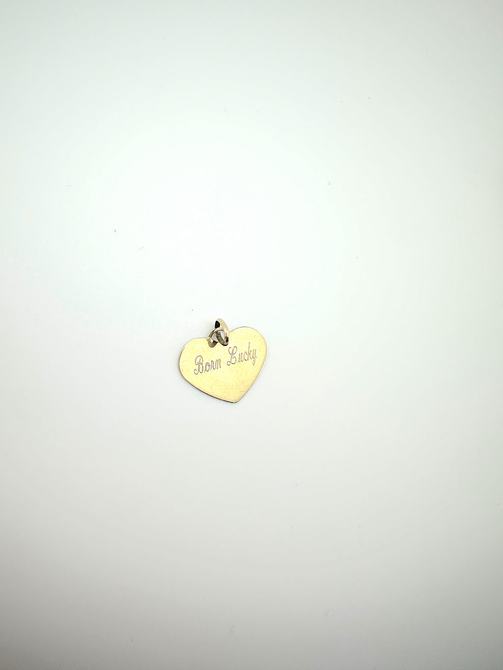 Born Lucky Finger Print Charm