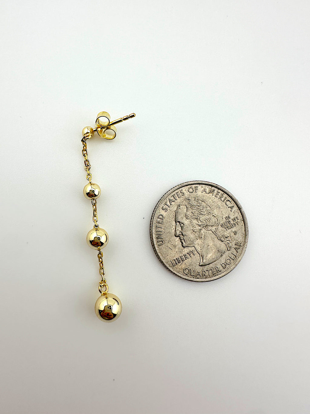 Ball and Chain Dangle Earrings