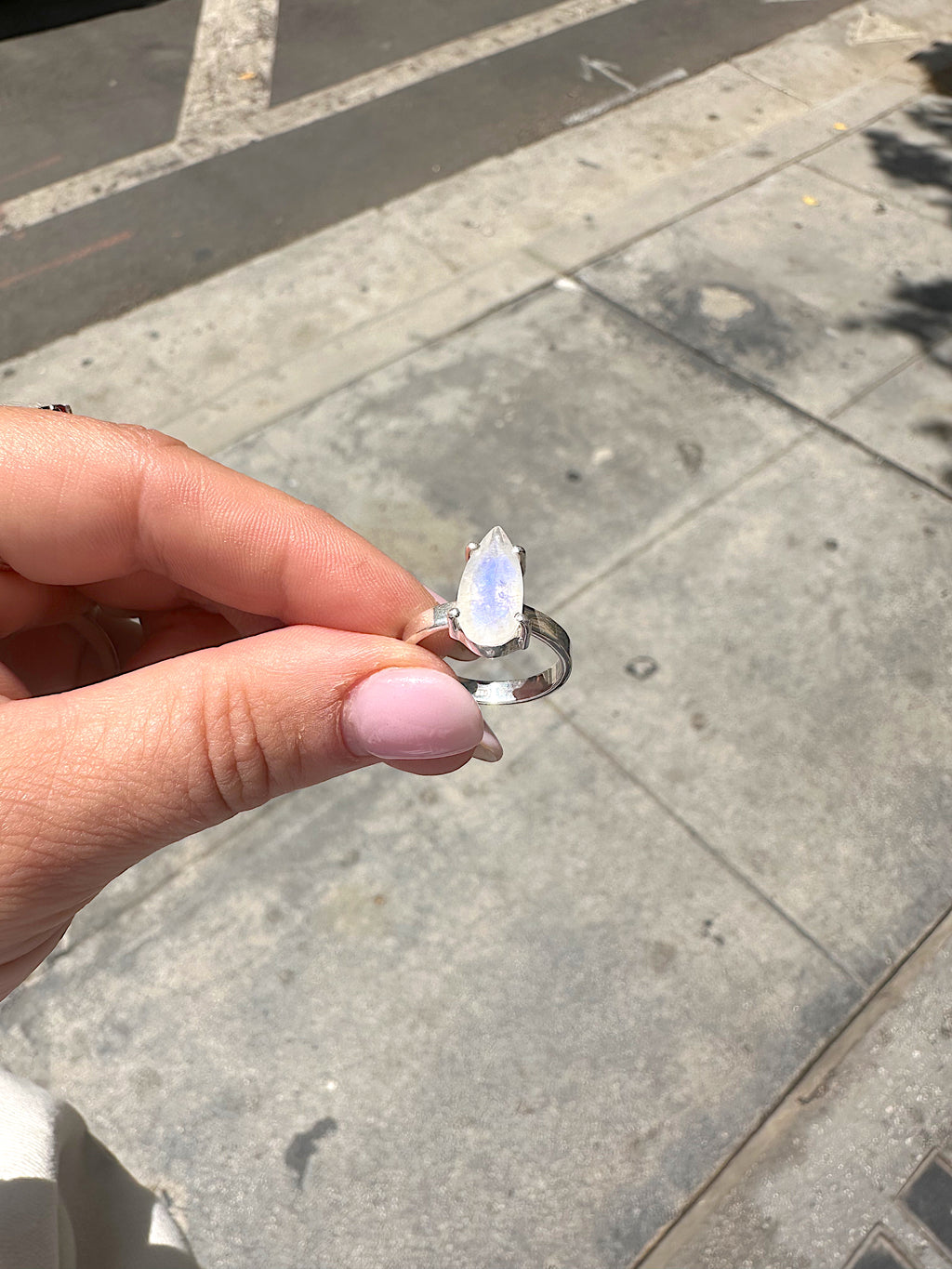 Mega Moonstone Ring