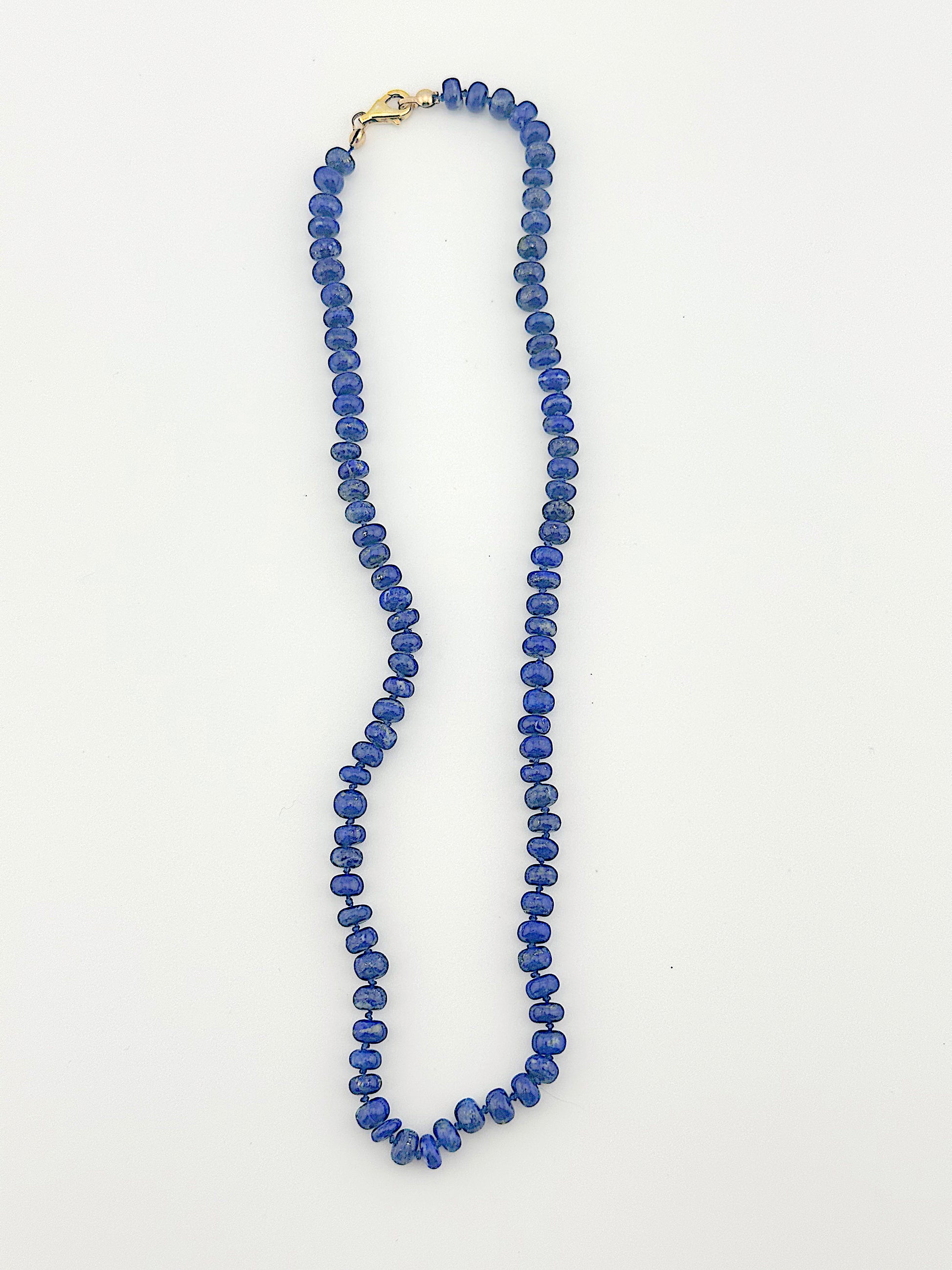 Silk Knotted Lapis Lazuli