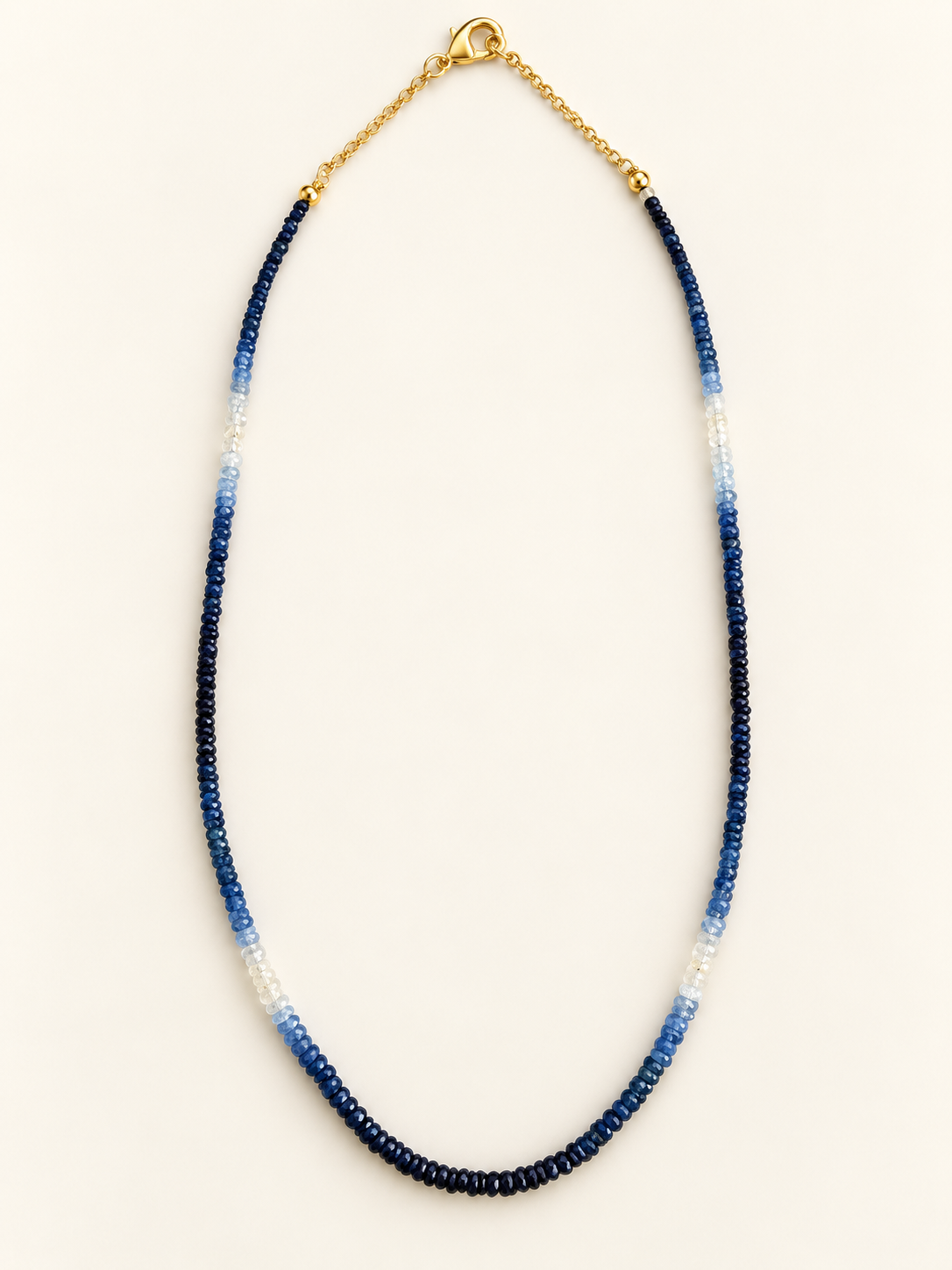 Natural Blue Sapphire Spectra Necklace